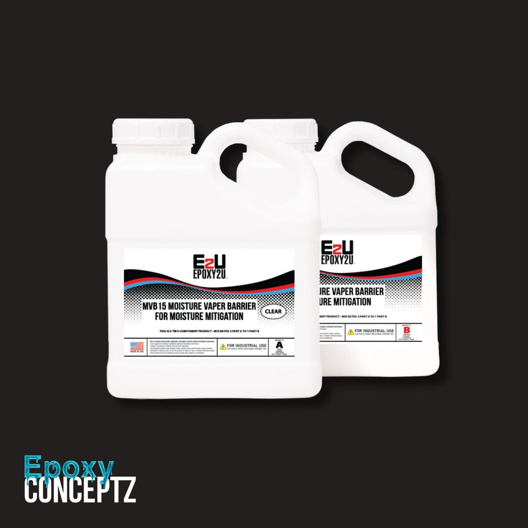 Moisture Vapor Barrier Epoxy Clear 15 Gal Kit