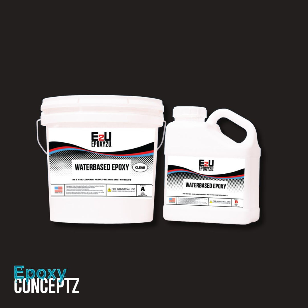 Waterbased Epoxy Clear 1.25 Gal Kit