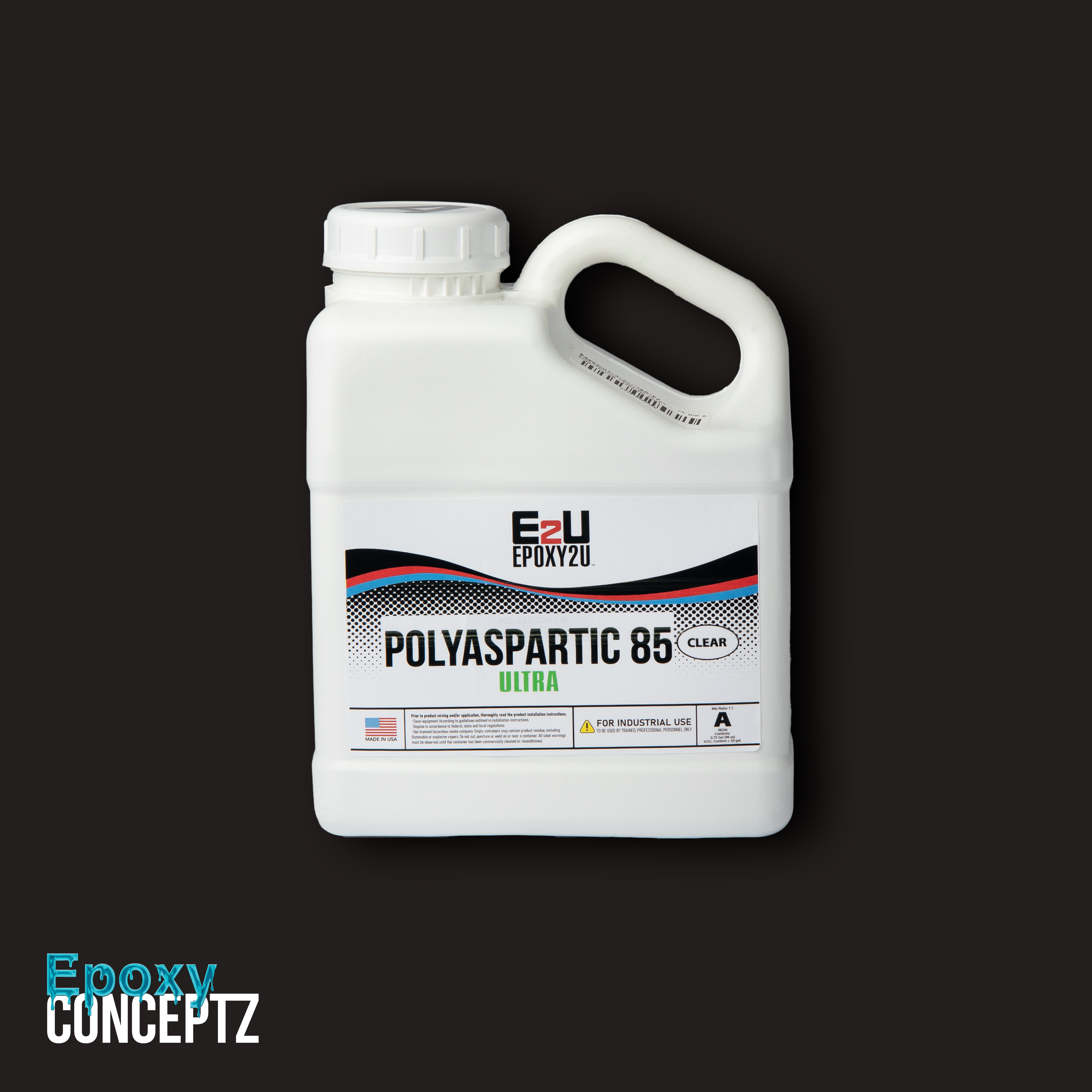 Polyaspartic 85-Ultra Clear | 1.5 Gal Kit – Epoxy Conceptz